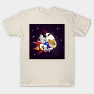 Veillie Starr- Dogecoin to the Moon! T-Shirt